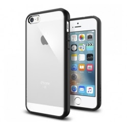Husa APPLE iPhone 5\5S\SE - Hybrid Metal (Negru)