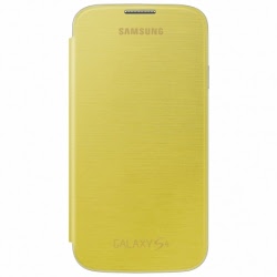 Husa Originala SAMSUNG Galaxy S4 - Flip Cover (Galben)