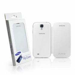 Husa Originala SAMSUNG Galaxy S4 - Flip Cover (Alb)