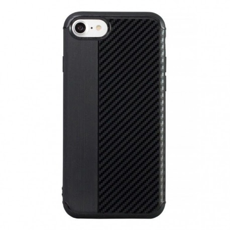 Husa APPLE iPhone 7 Plus \ 8 Plus - Carbon Fiber (Negru) AMA
