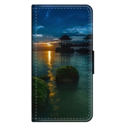 Husa personalizata tip carte HQPrint pentru Huawei P Smart 2019, model Nice View 1, multicolor, S1D1M0060