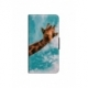 Husa personalizata tip carte HQPrint pentru Huawei P Smart 2019, model Giraffe 2, multicolor, S1D1M0096