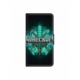 Husa personalizata tip carte HQPrint pentru Huawei P Smart 2019, model Minecraft 2, multicolor, S1D1M0126