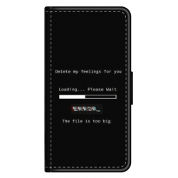 Husa personalizata tip carte HQPrint pentru Huawei P Smart (2020), model Delete Feelings, multicolor, S1D1M0069