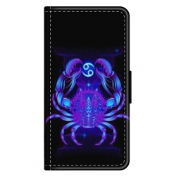 Husa personalizata tip carte HQPrint pentru Huawei P Smart (2020), model Cancer, multicolor, S1D1M0147