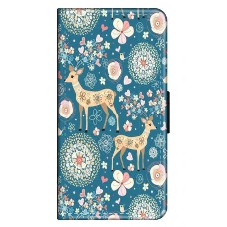 Husa personalizata tip carte HQPrint pentru Huawei P Smart (2021), model Mandela 1, multicolor, S1D1M0254