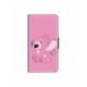Husa personalizata tip carte HQPrint pentru Huawei P10 Lite, model Pink Stitch, multicolor, S1D1M0005