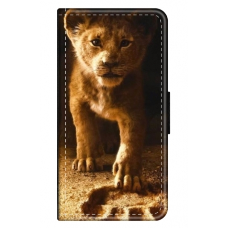 Husa personalizata tip carte HQPrint pentru Huawei P10 Lite, model Lion King 2, multicolor, S1D1M0198