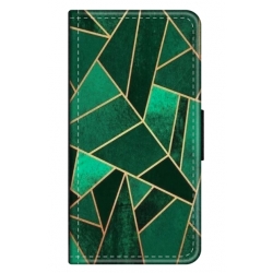 Husa personalizata tip carte HQPrint pentru Huawei P10 Plus, model Emerald, multicolor, S1D1M0287