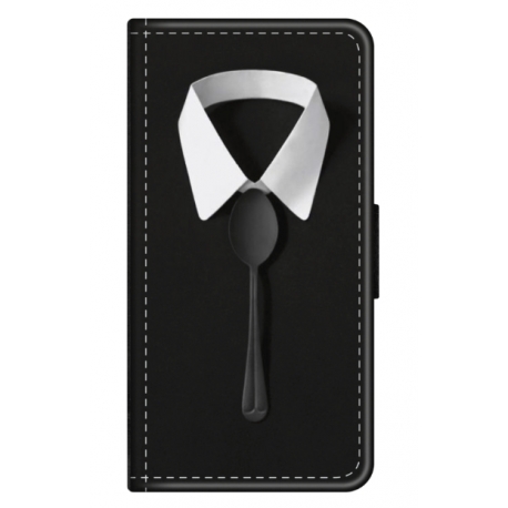 Husa personalizata tip carte HQPrint pentru Huawei P60, model Mr Fancy, multicolor, S1D1M0036