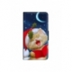 Husa personalizata tip carte HQPrint pentru Motorola Moto E22s, model Christmas Cat, multicolor, S1D1M0048