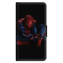 Husa personalizata tip carte HQPrint pentru Motorola Moto E40, model Spiderman 2, multicolor, S1D1M0168