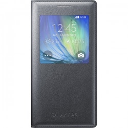 Husa Originala SAMSUNG Galaxy A5 (2015) A500F - S-View Cover (Gri)