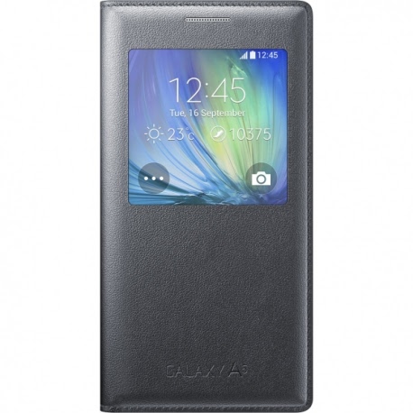 Husa Originala SAMSUNG Galaxy A5 (2015) A500F - S-View Cover (Gri)