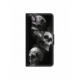 Husa personalizata tip carte HQPrint pentru Motorola Moto G8 Plus, model Skulls, multicolor, S1D1M0032