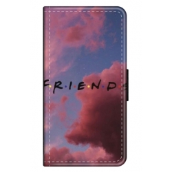 Husa personalizata tip carte HQPrint pentru Motorola Moto G8, model FRIENDS 2, multicolor, S1D1M0082
