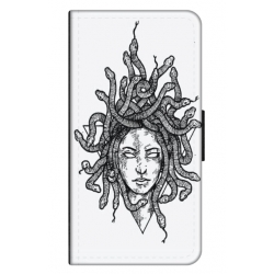 Husa personalizata tip carte HQPrint pentru Motorola Moto G22, model Medusa 2, multicolor, S1D1M0230