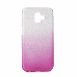 Husa SAMSUNG Galaxy J6 Plus 2018 - Forcell Shining (Argintiu/Roz)