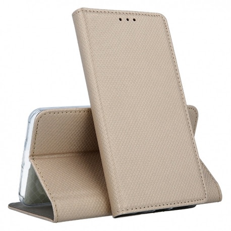 Husa Samsung Galaxy J6 Plus 2018 - Smart Magnet (Auriu)