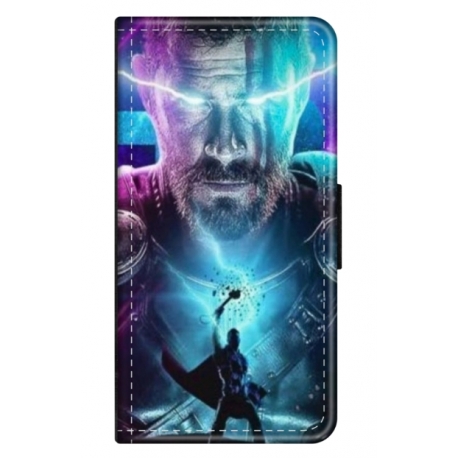 Husa personalizata tip carte HQPrint pentru Oppo A38, model Thor 1, multicolor, S1D1M0201