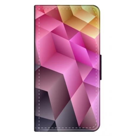 Husa personalizata tip carte HQPrint pentru Oppo A38, model Colorful 1, multicolor, S1D1M0273