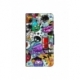 Husa personalizata tip carte HQPrint pentru Oppo A38, model Grafitti, multicolor, S1D1M0289