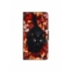 Husa personalizata tip carte HQPrint pentru Oppo A79, model Black Cat 3, multicolor, S1D1M0017