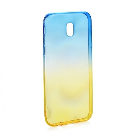 Husa SAMSUNG Galaxy J7 2017 - Ombre (Albastru/Auriu)