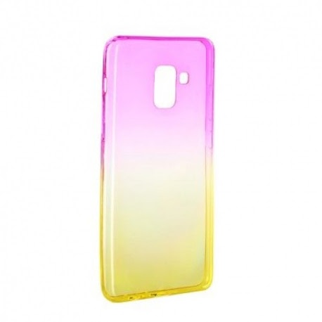 Husa SAMSUNG Galaxy A5 2018 \ A8 2018 - Ombre (Roz/Auriu)