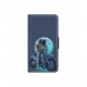 Husa personalizata tip carte HQPrint pentru Oppo A79, model Biker Astronaout, multicolor, S1D1M0375