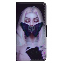 Husa personalizata tip carte HQPrint pentru Honor Magic 5 Lite, model Butterfly Mouth 1, multicolor, S1D1M0351