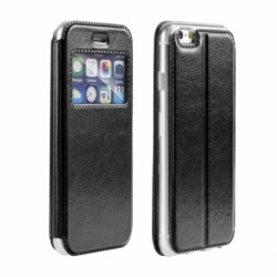 Husa APPLE iPhone 6\6S - Magnet View (Negru)