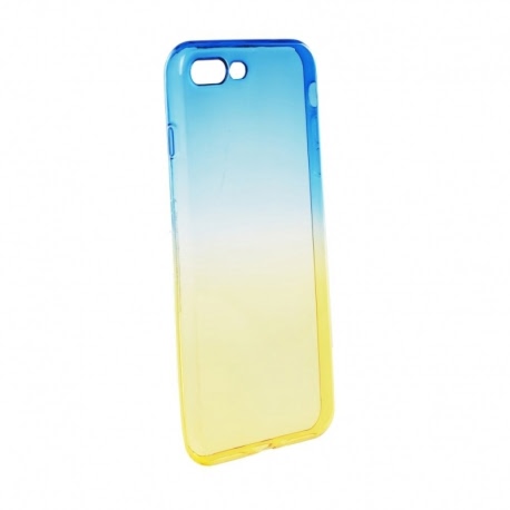 Husa APPLE iPhone 6\6S Plus - Ombre (Albastru/Auriu)