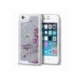 Husa APPLE iPhone 4\4S - Glitter Lichid (Argintiu)