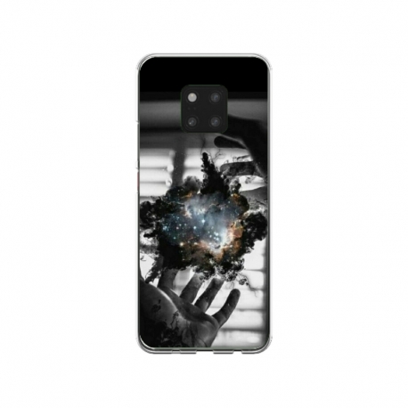 Husa personalizata tip carcasa HQPrint pentru Huawei Mate 20 Pro, model Dark Magic, multicolor, S1D1M0020