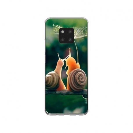 Husa personalizata tip carcasa HQPrint pentru Huawei Mate 20 Pro, model Snail, multicolor, S1D1M0231