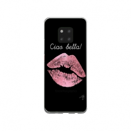 Husa personalizata tip carcasa HQPrint pentru Huawei Mate 20 Pro, model Ciao Bella, multicolor, S1D1M0261