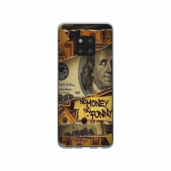 Husa personalizata tip carcasa HQPrint pentru Huawei Mate 20 Pro, model No Money No Funny, multicolor, S1D1M0262