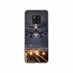 Husa personalizata tip carcasa HQPrint pentru Huawei Mate 20 Pro, model Airplane Landing, multicolor, S1D1M0266