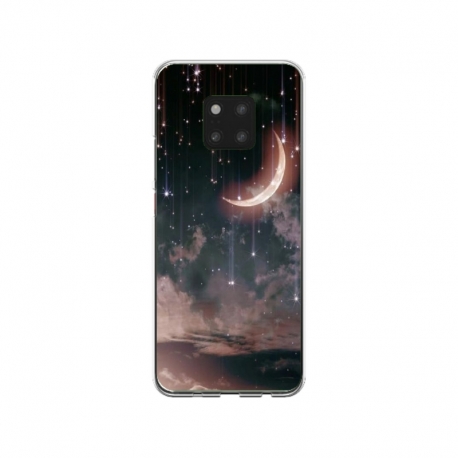 Husa personalizata tip carcasa HQPrint pentru Huawei Mate 20 Pro, model Falling Stars, multicolor, S1D1M0269