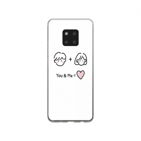 Husa personalizata tip carcasa HQPrint pentru Huawei Mate 20 Pro, model You and Me, multicolor, S1D1M0274