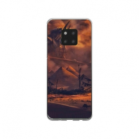 Husa personalizata tip carcasa HQPrint pentru Huawei Mate 20 Pro, model Anubis, multicolor, S1D1M0281