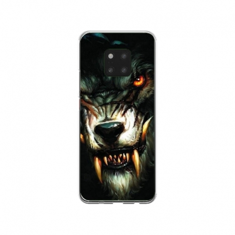 Husa personalizata tip carcasa HQPrint pentru Huawei Mate 20 Pro, model Wolf, multicolor, S1D1M0286