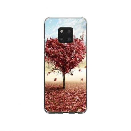 Husa personalizata tip carcasa HQPrint pentru Huawei Mate 20 Pro, model Heart Tree, multicolor, S1D1M0293