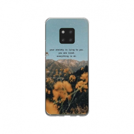 Husa personalizata tip carcasa HQPrint pentru Huawei Mate 20 Pro, model Quote 1, multicolor, S1D1M0306