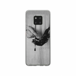 Husa personalizata tip carcasa HQPrint pentru Huawei Mate 20 Pro, model Black Paint, multicolor, S1D1M0336