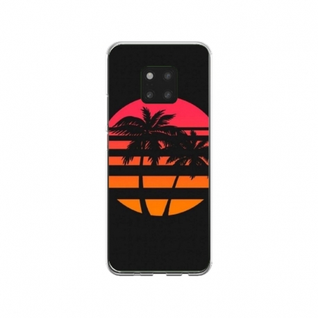 Husa personalizata tip carcasa HQPrint pentru Huawei Mate 20 Pro, model Beach View 3, multicolor, S1D1M0337