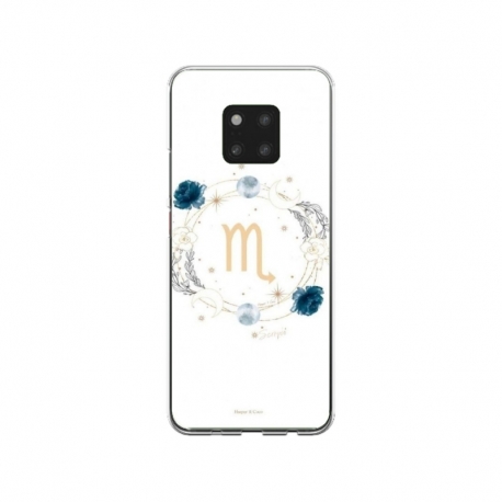 Husa personalizata tip carcasa HQPrint pentru Huawei Mate 20 Pro, model Zodiac Circle, multicolor, S1D1M0349
