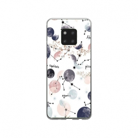 Husa personalizata tip carcasa HQPrint pentru Huawei Mate 20 Pro, model Abstract 6, multicolor, S1D1M0372
