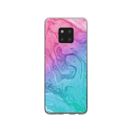 Husa personalizata tip carcasa HQPrint pentru Huawei Mate 20 Pro, model Colorful Mess, multicolor, S1D1M0374
